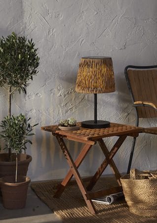 Cesta Solcellelampe 48 cm - brun-svart - Belysning - Utebelysning - Solcelle utelys & solcellelamper