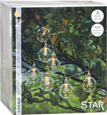 Chania solcelleslynge 245 cm - transparent - Belysning - Utebelysning - Solcelle utelys & solcellelamper