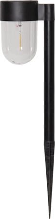 Cupola 2-pakning solcellepullerter 30 cm - svart - Belysning - Utebelysning