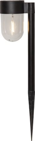 Cupola 2-pakning solcellepullerter 30 cm - svart - Belysning - Utebelysning