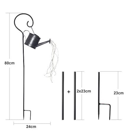 Dew Drop Water can solcelledekorasjon 80 cm - sink - Belysning - Utebelysning - Solcelle utelys & solcellelamper