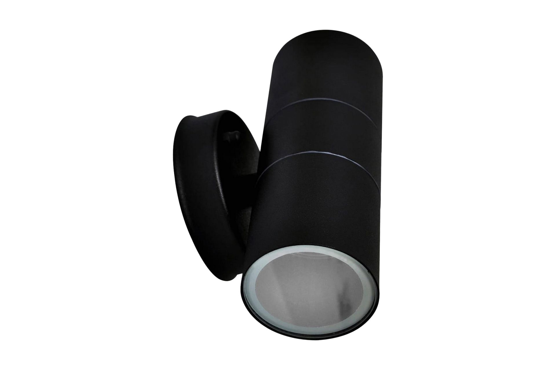 Utendørs vegglampe 2 stk rustfritt stål opp/ned - Svart - Belysning - Utebelysning - Fasadebelysning