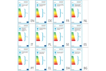 Utendørs vegglampe 2 stk rustfritt stål opp/ned - Svart - Belysning - Utebelysning - Fasadebelysning
