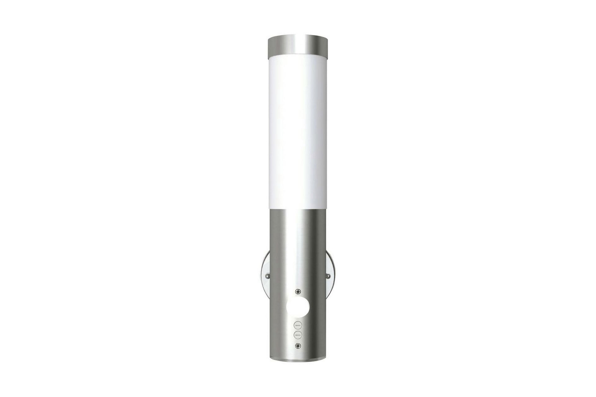Utendørs vegglampe med bevegelsessensor rustfritt stål - Sølv - Belysning - Utebelysning - Fasadebelysning