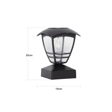 Felix solcelledekorasjon 14 cm - svart - Belysning - Utebelysning - Solcelle utelys & solcellelamper