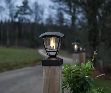 Felix solcelledekorasjon 14 cm - svart - Belysning - Utebelysning - Solcelle utelys & solcellelamper