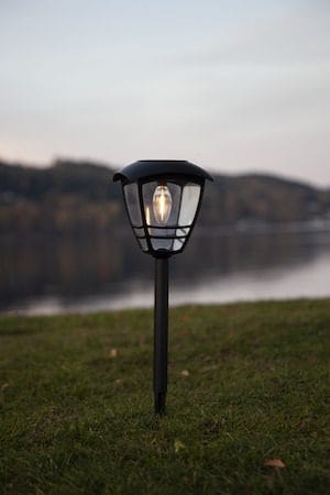 Felix solcellepullert 45 cm - svart - Belysning - Utebelysning