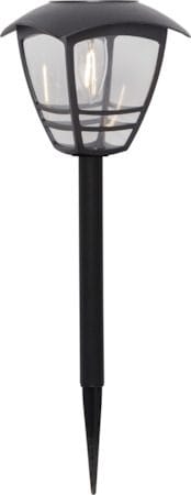 Felix solcellepullert 45 cm - svart - Belysning - Utebelysning