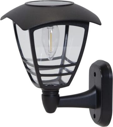 Felix solcellevegglykt 14 cm - svart - Belysning - Utebelysning - Solcelle utelys & solcellelamper