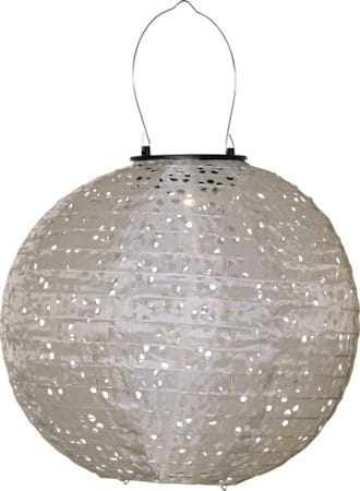 Festa solcelledekorasjon 25 cm - beige - Belysning - Utebelysning - Solcelle utelys & solcellelamper