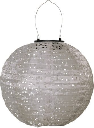 Festa solcelledekorasjon 25 cm - beige - Belysning - Utebelysning - Solcelle utelys & solcellelamper