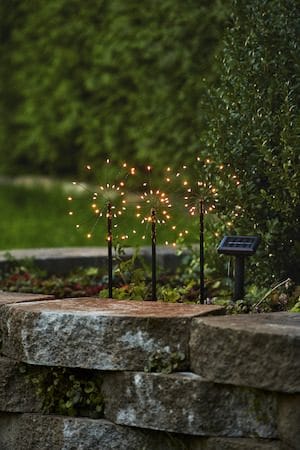 Firework Solar solcelledekorasjon 100 cm - svart - Belysning - Utebelysning - Solcelle utelys & solcellelamper
