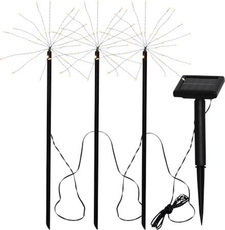 Firework Solar solcelledekorasjon 100 cm - svart - Belysning - Utebelysning - Solcelle utelys & solcellelamper