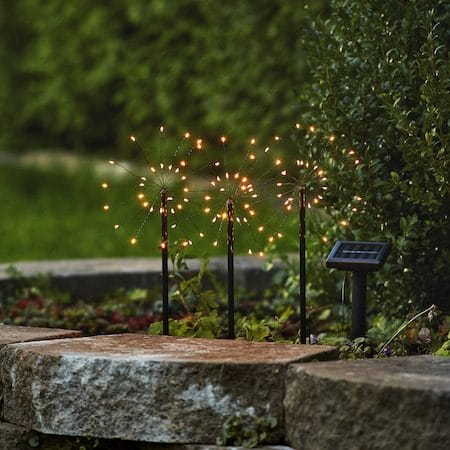 Firework Solar solcelledekorasjon 100 cm - svart - Belysning - Utebelysning - Solcelle utelys & solcellelamper