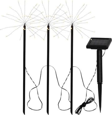 Firework Solar solcelledekorasjon 100 cm - svart - Belysning - Utebelysning - Solcelle utelys & solcellelamper