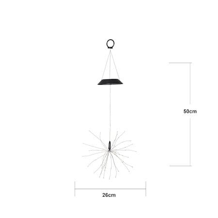 Firework Solar solcelledekorasjon 26 cm - svart - Belysning - Utebelysning - Solcelle utelys & solcellelamper