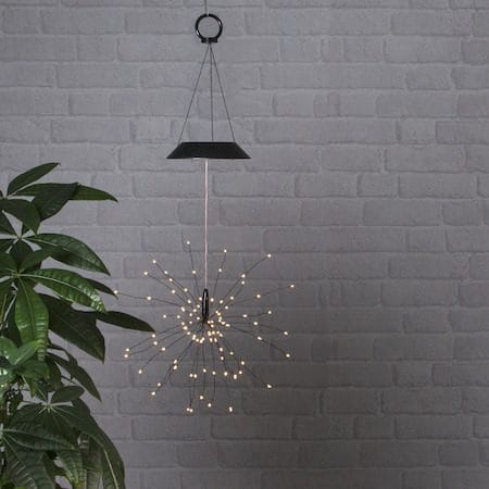 Firework Solar solcelledekorasjon 26 cm - svart - Belysning - Utebelysning - Solcelle utelys & solcellelamper
