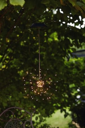 Firework Solar solcelledekorasjon 26 cm - svart - Belysning - Utebelysning - Solcelle utelys & solcellelamper