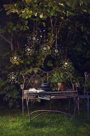 Firework Solar solcelledekorasjon 26 cm - svart - Belysning - Utebelysning - Solcelle utelys & solcellelamper