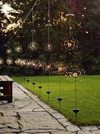 Firework Solar solcelledekorasjon 26 cm - svart - Belysning - Utebelysning - Solcelle utelys & solcellelamper