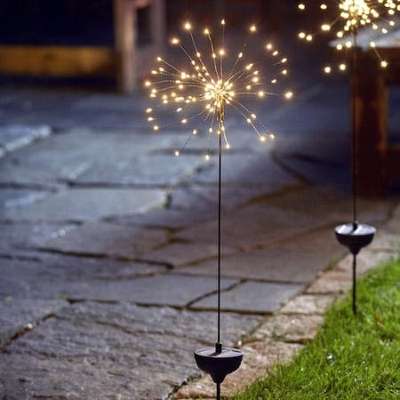 Firework Solar solcelledekorasjon 26 cm - svart - Belysning - Utebelysning - Solcelle utelys & solcellelamper