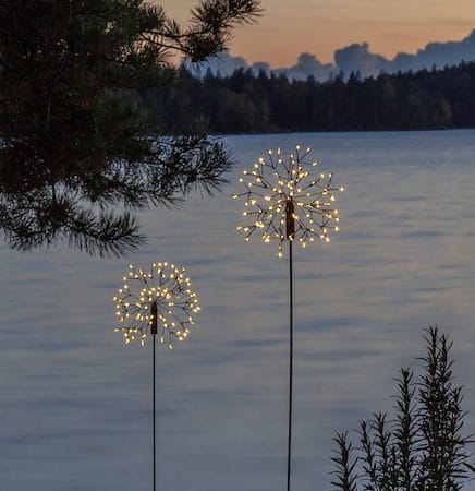 Firework Solar solcelledekorasjon 85 cm - svart - Belysning - Utebelysning - Solcelle utelys & solcellelamper