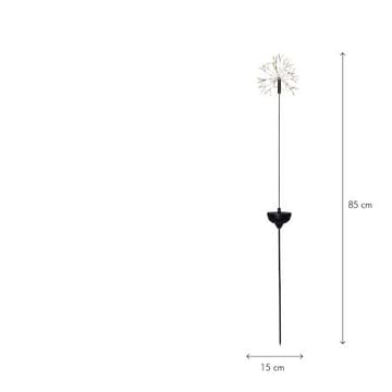 Firework Solar solcelledekorasjon 85 cm - svart - Belysning - Utebelysning - Solcelle utelys & solcellelamper
