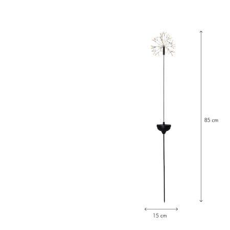Firework Solar solcelledekorasjon 85 cm - svart - Belysning - Utebelysning - Solcelle utelys & solcellelamper