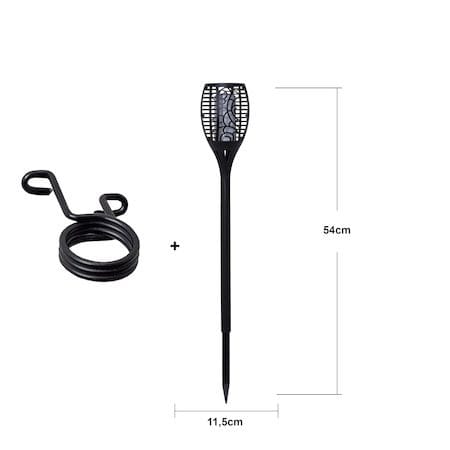 Flame solcellefakkel 54 cm - svart - Belysning - Utebelysning - Solcelle utelys & solcellelamper