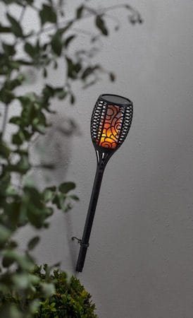 Flame solcellefakkel 54 cm - svart - Belysning - Utebelysning - Solcelle utelys & solcellelamper