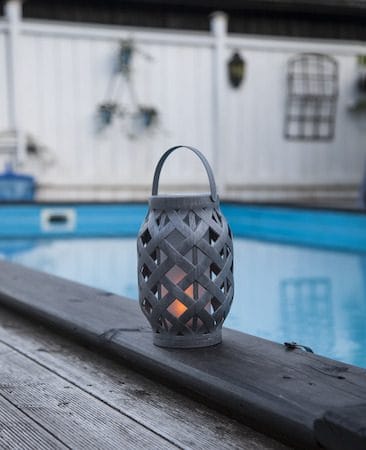 Flame solcellelykt 15 cm - grå - Belysning - Utebelysning - Solcelle utelys & solcellelamper