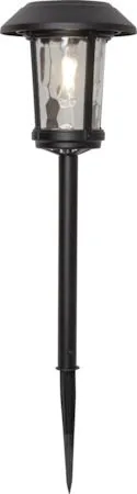 Florian solcellepullert 47 cm - svart - Belysning - Utebelysning