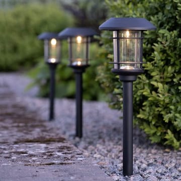 Fride 3-pakning solcellepullerter 34 cm - svart - Belysning - Utebelysning