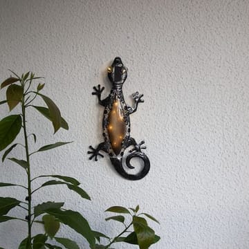 Gecko solcelledekorasjon 27 cm - svart - Belysning - Utebelysning - Solcelle utelys & solcellelamper