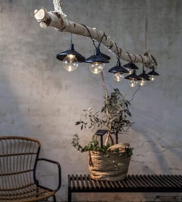 Globe Shade solcellelysslynge 180 cm - svart og transparent - Belysning - Utebelysning - Solcelle utelys & solcellelamper