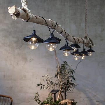 Globe Shade solcellelysslynge 180 cm - svart og transparent - Belysning - Utebelysning - Solcelle utelys & solcellelamper