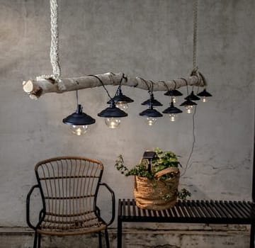 Globe Shade solcellelysslynge 180 cm - svart og transparent - Belysning - Utebelysning - Solcelle utelys & solcellelamper