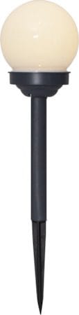 Globus 4-pakning solcellepullerter 27 cm - hvit - Belysning - Utebelysning