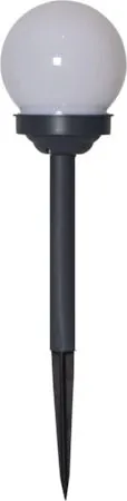 Globus 4-pakning solcellepullerter 27 cm, hvit
