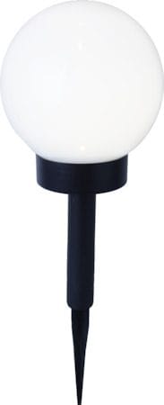 Globus solcelledekorasjon 15 cm - hvit - Belysning - Utebelysning - Solcelle utelys & solcellelamper