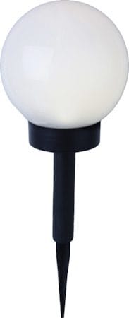 Globus solcelledekorasjon 15 cm - hvit - Belysning - Utebelysning - Solcelle utelys & solcellelamper