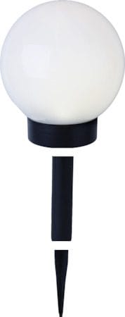 Globus solcelledekorasjon 15 cm - hvit - Belysning - Utebelysning - Solcelle utelys & solcellelamper