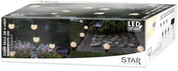 Globus solcellelysslynge 500 cm - hvit - Belysning - Utebelysning - Solcelle utelys & solcellelamper