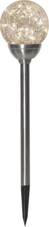Glory solcellepinne 45 cm - sølvfarget/klar - Belysning - Utebelysning - Solcelle utelys & solcellelamper