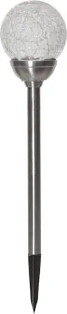 Glory solcellepinne 45 cm - sølvfarget/klar - Belysning - Utebelysning - Solcelle utelys & solcellelamper