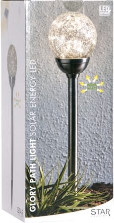 Glory solcellepinne 45 cm - sølvfarget/klar - Belysning - Utebelysning - Solcelle utelys & solcellelamper
