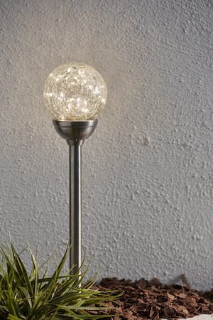 Glory solcellepinne 45 cm - sølvfarget/klar - Belysning - Utebelysning - Solcelle utelys & solcellelamper