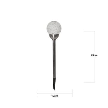 Glory solcellepinne 45 cm - sølvfarget/klar - Belysning - Utebelysning - Solcelle utelys & solcellelamper