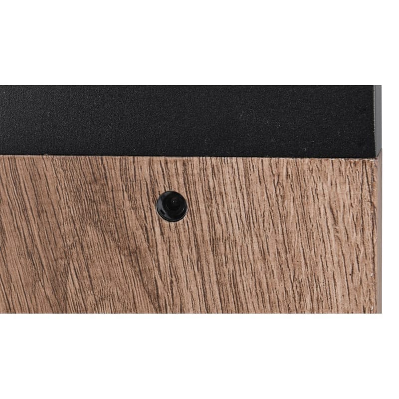 Hagelampe Ardila - 100 cm, Tre/mattsvart - Belysning - Utebelysning