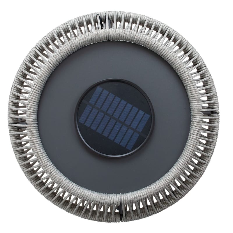 Hagelampe HOME4YOU Bredami med solcellepanel grå - Grå - Belysning - Utebelysning - Solcelle utelys & solcellelamper